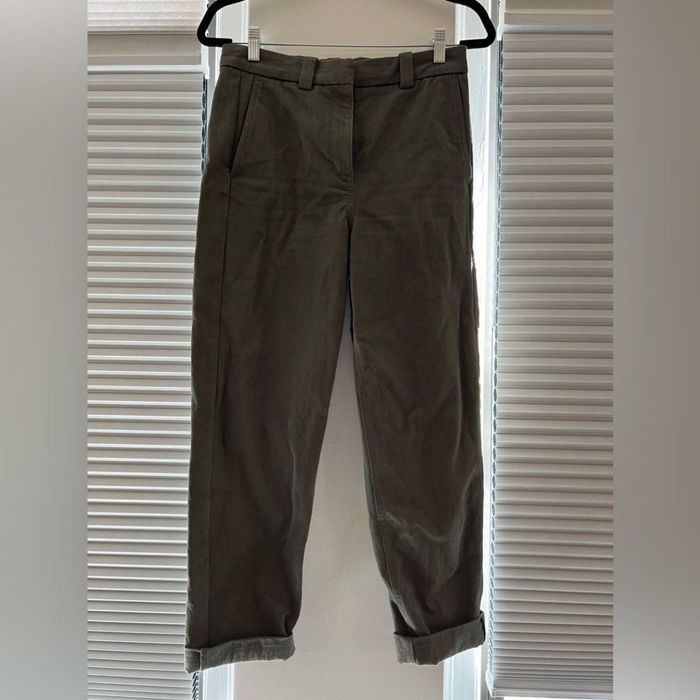 COS army green pants size 4